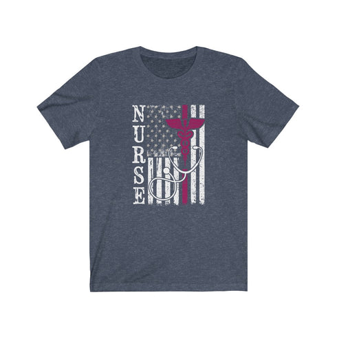 Nurse Purple Medica Insignia - Unisex Jersey Short Sleeve Tee